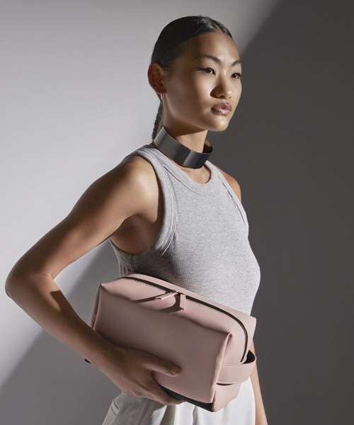 Matte PU toiletry/accessory case