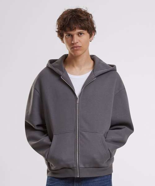 Fluffy zip hoodie