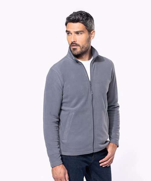 Full-zip microfleece jacket