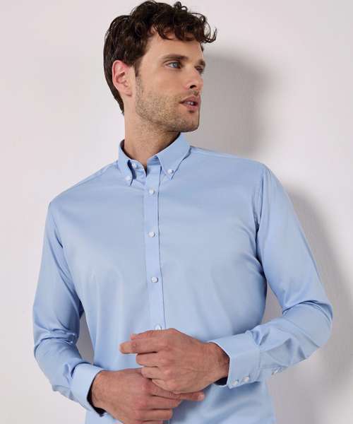 Stretch Oxford shirt long-sleeved (slim fit)