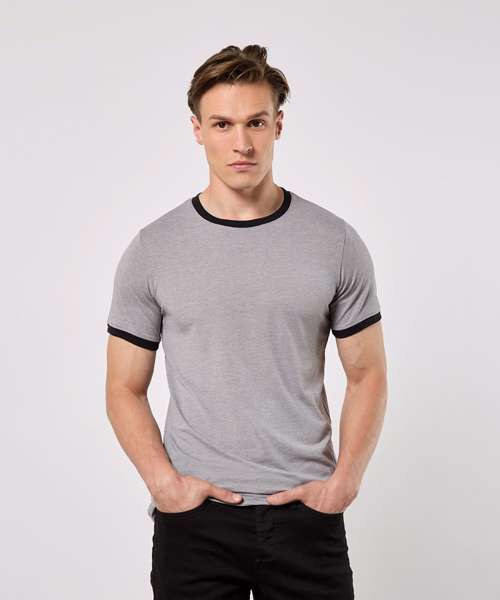 Fashion fit ringer tee