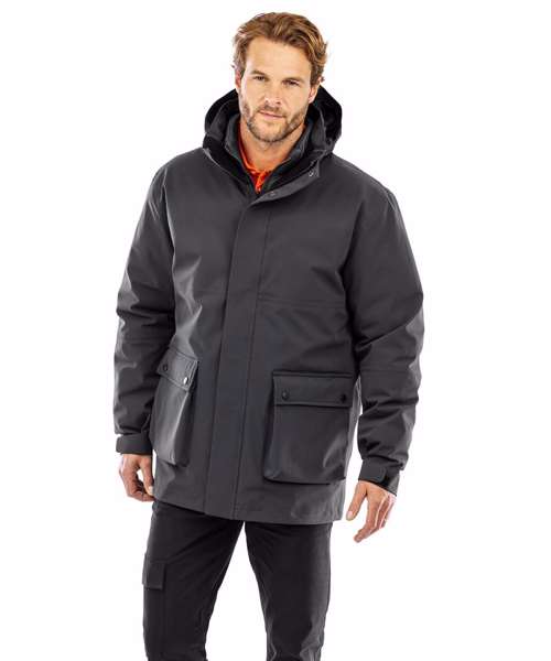 Recycled 3-in-1 padded ripstop jacket