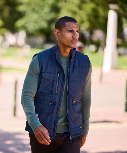 Steller multi-zip bodywarmer