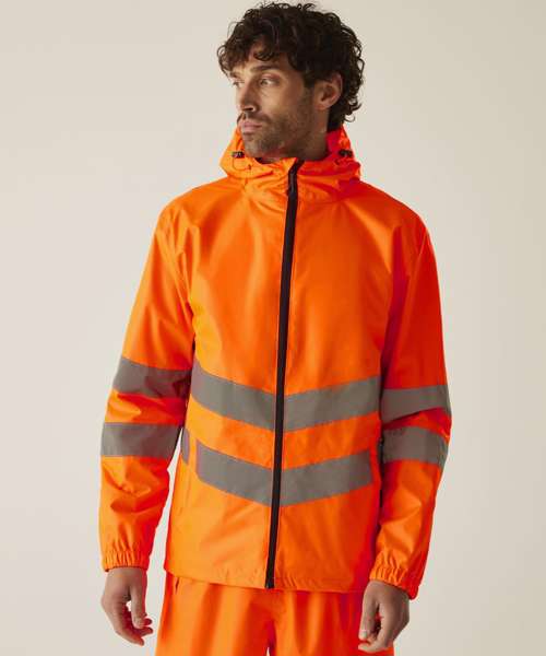 High-vis pro pack-away jacket