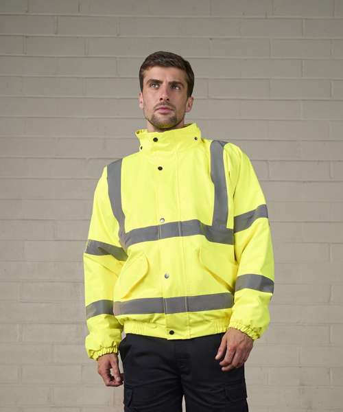 High visibility bomber jacket
