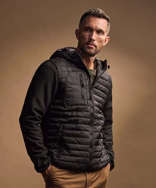 Hooded crossover jacket (9628)